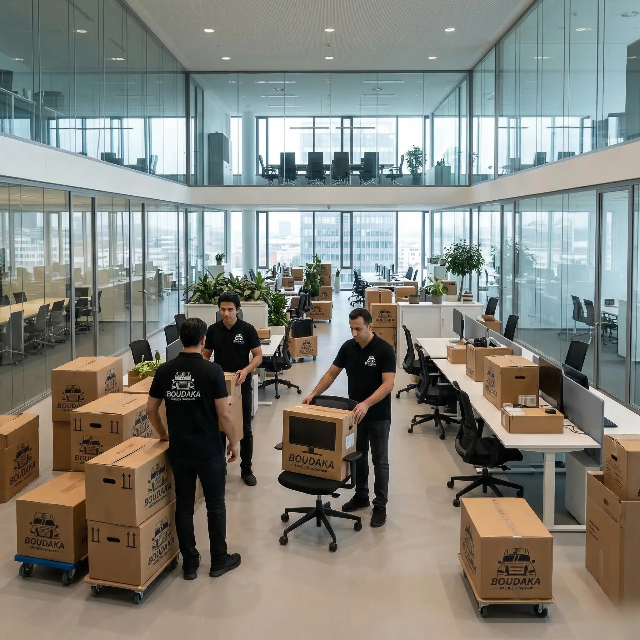 Firmenumzug in Neu-Anspach mit planbarer Büroverlagerung und organisiertem Transport.