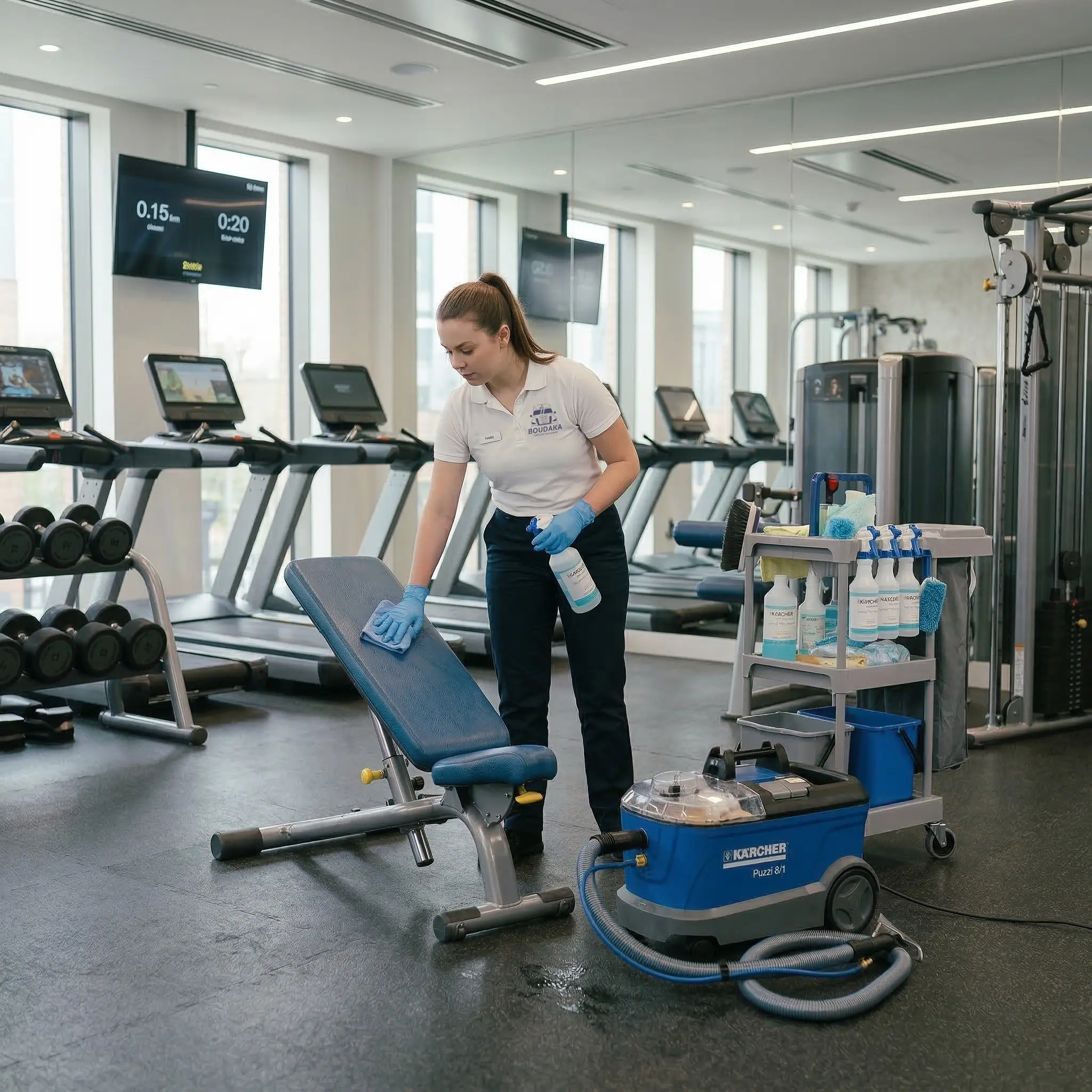 Fitnessstudio Reinigung