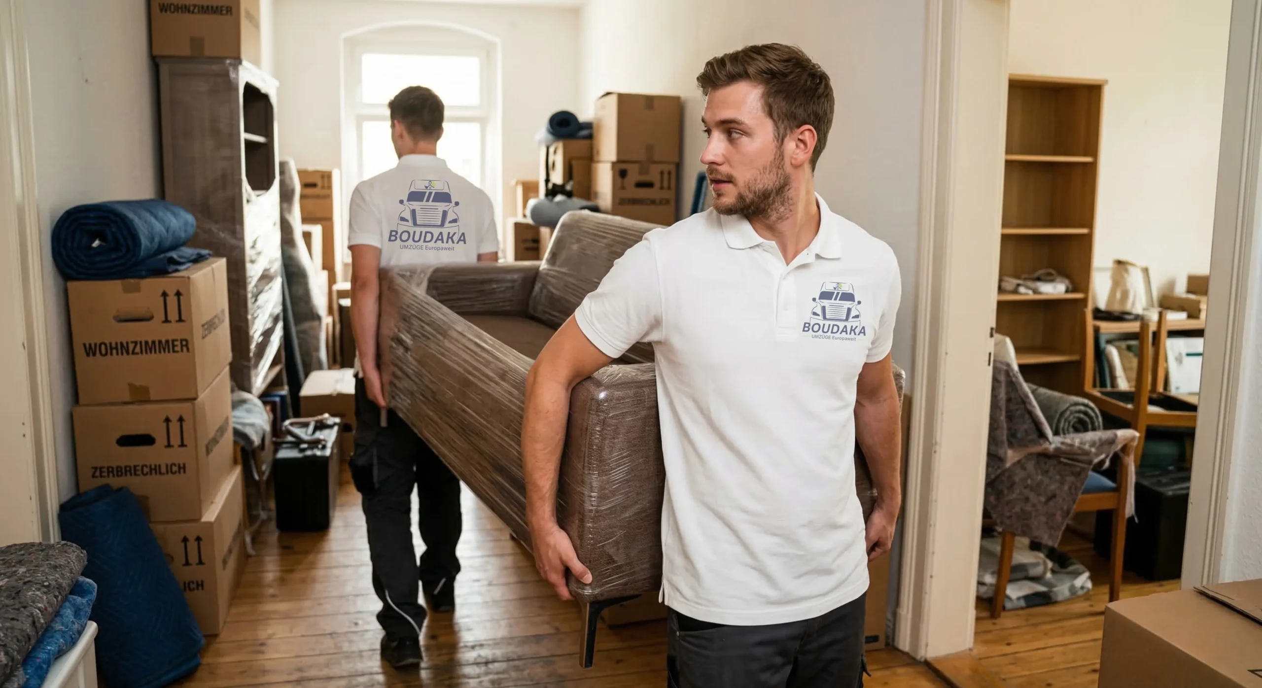 Möbeltransport mit Dienstleistungen Boudaka für einzelne Möbelstücke, komplette Einrichtungen und Transporte in Deutschland und europaweit.